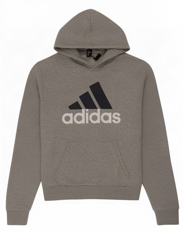 Adidas Mens Graphic Hoodie Jumper Médio Algodão Cinza