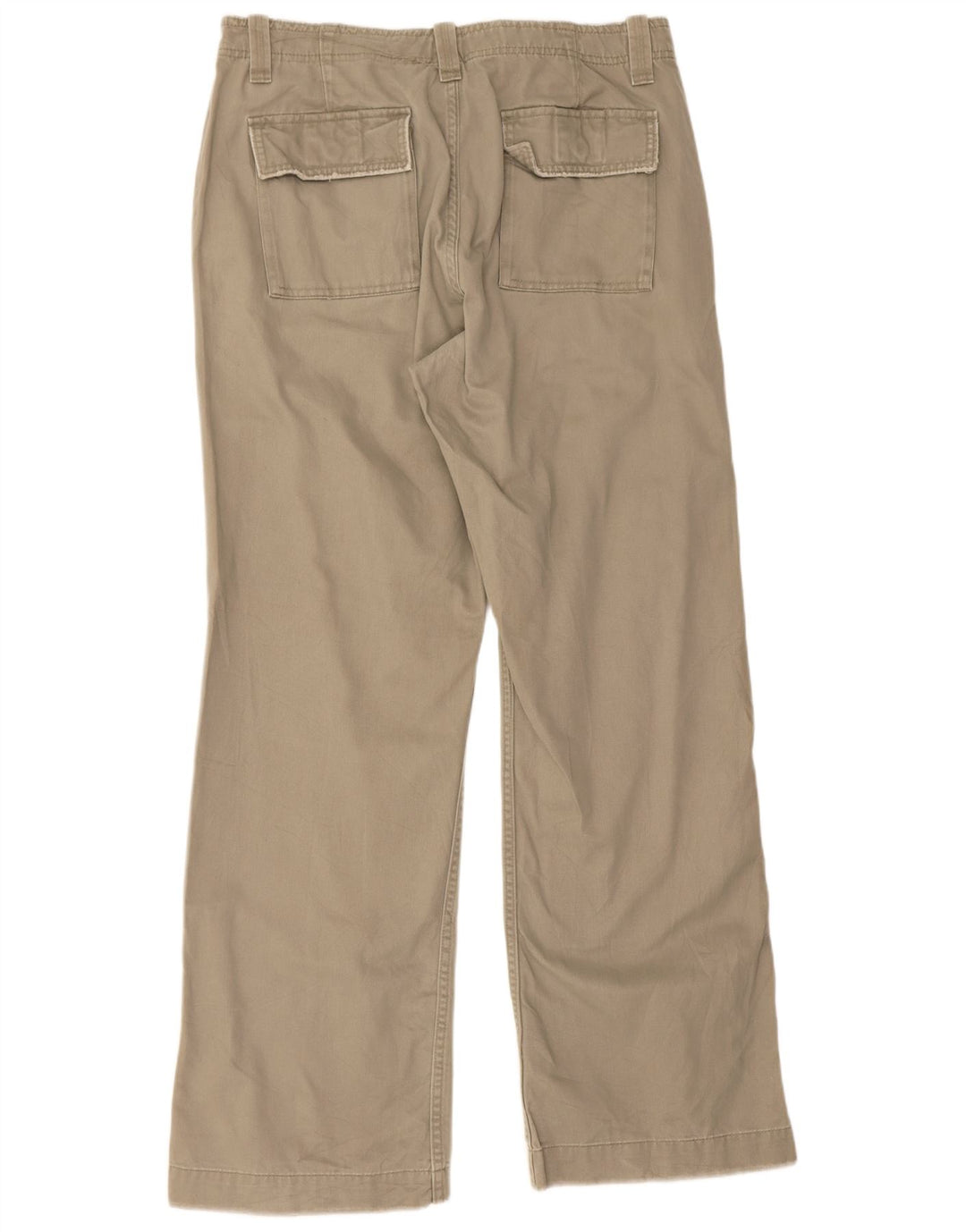 Calça masculina Bootcut Chino da Gap W33 L32 algodão cáqui