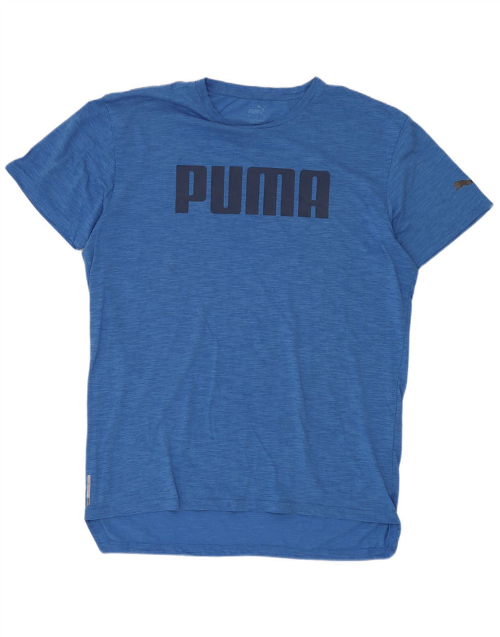 Puma Camiseta Masculina Graphic Top Azul Médio