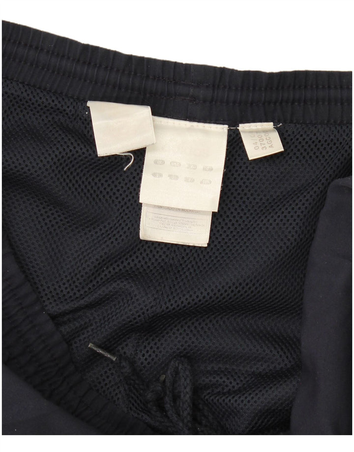 Calça de treino masculina Adidas grande poliéster azul marinho