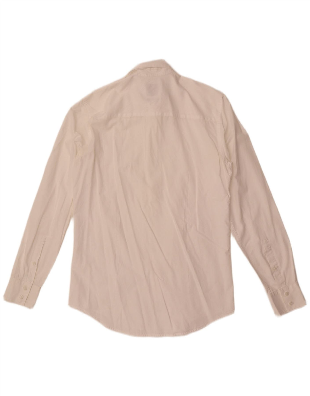 Camisa masculina Calvin Klein Slim Fit pequena branca
