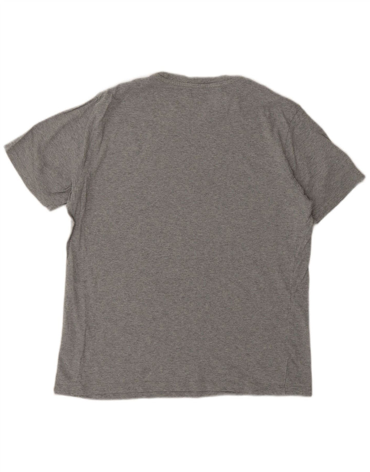 Camiseta masculina gráfica Levi's Top cinza médio algodão
