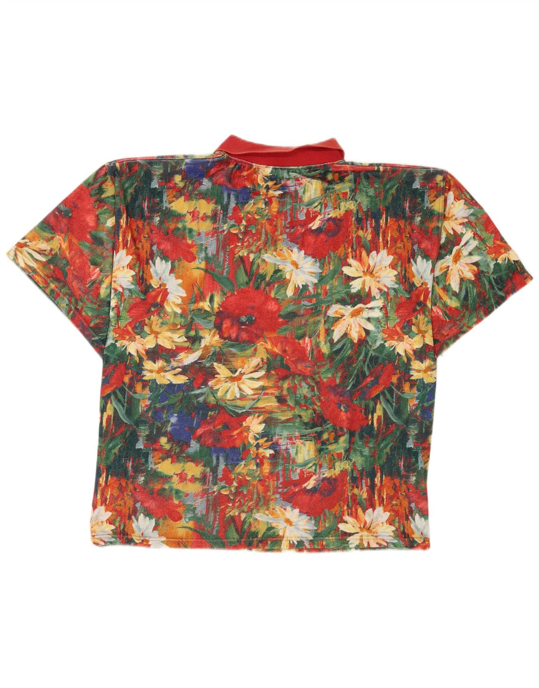 Camisa Polo Masculina Vintage XL Multicolorida Floral