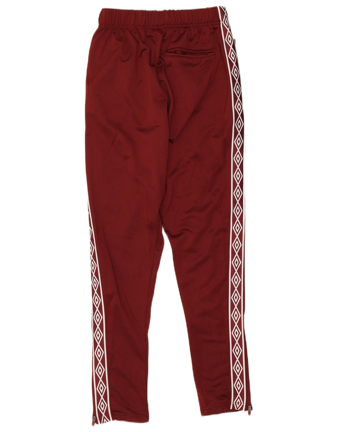 Umbro Mens Graphic Tracksuit Calças Pequenas Borgonha Poliéster