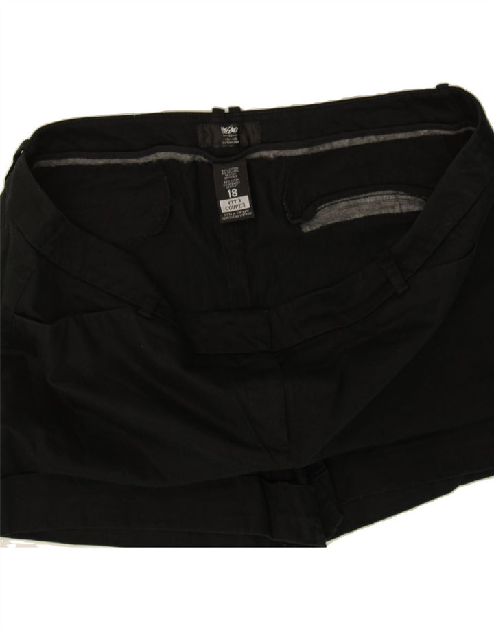 MOSSIMO Womens Casual Shorts US 18 2XL W40 Black Cotton Vintage Mossimo and Second-Hand Mossimo from Messina Hembry 
