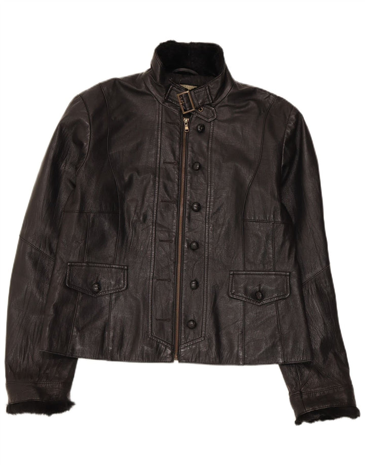 Jaqueta de couro feminina Conbipel IT 48 XL couro preto