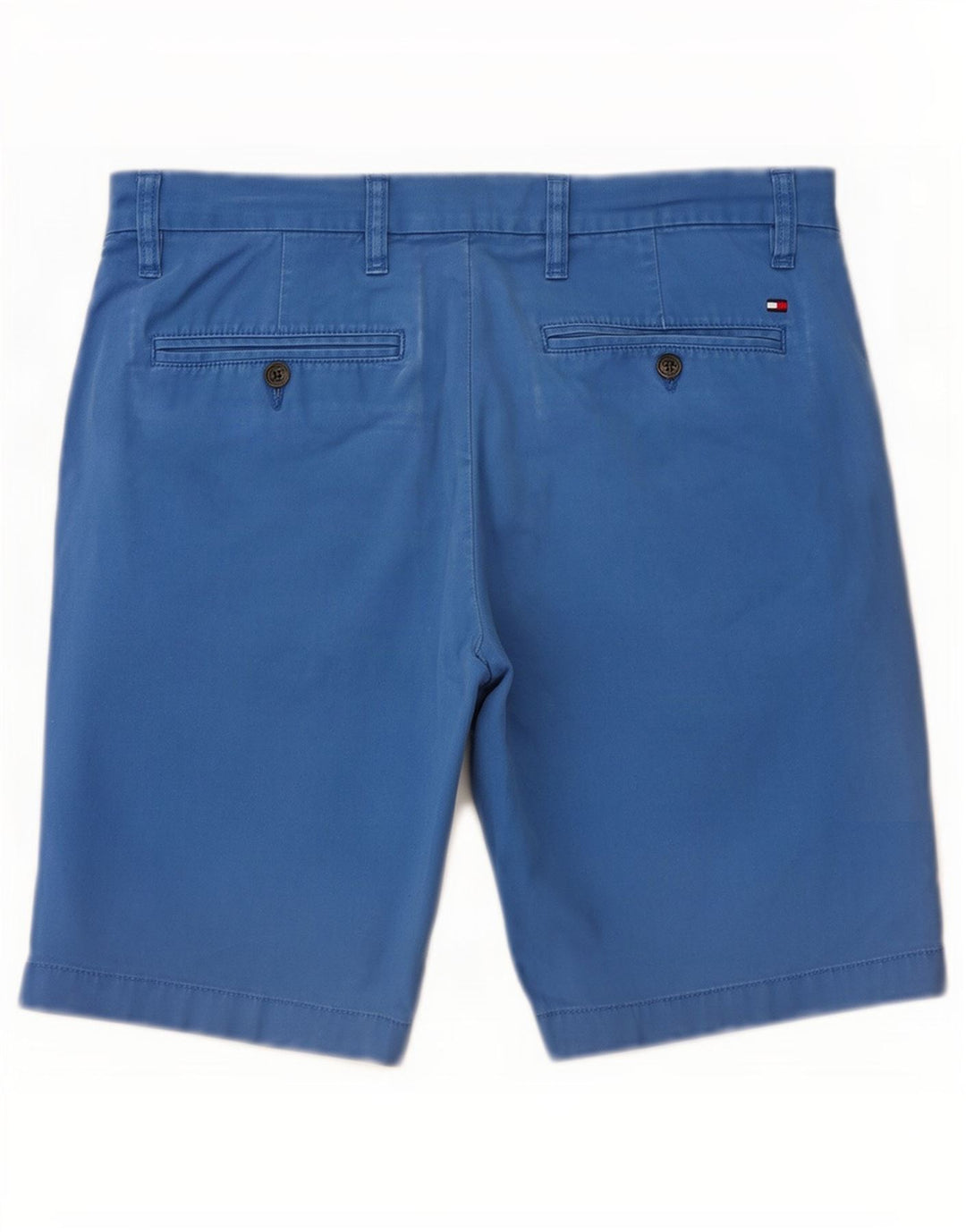 Tommy Hilfiger Mens Chino Shorts W32 Médio Algodão Azul