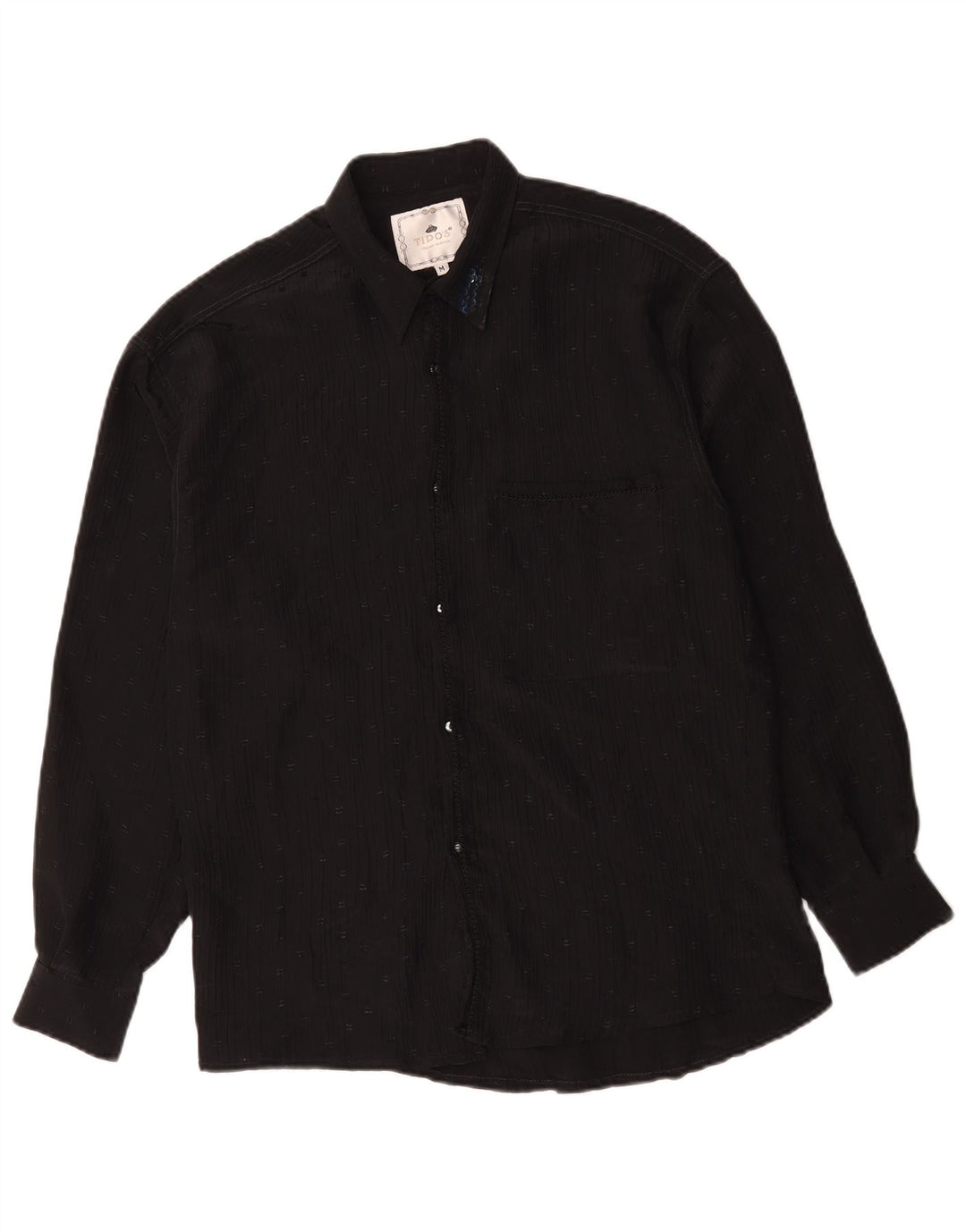 Blusa feminina Tipo'S UK 14 risca de giz preta média