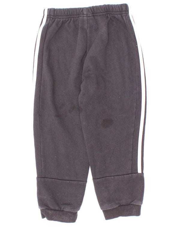 Adidas meninos calças de treino joggers 3-4 anos algodão preto