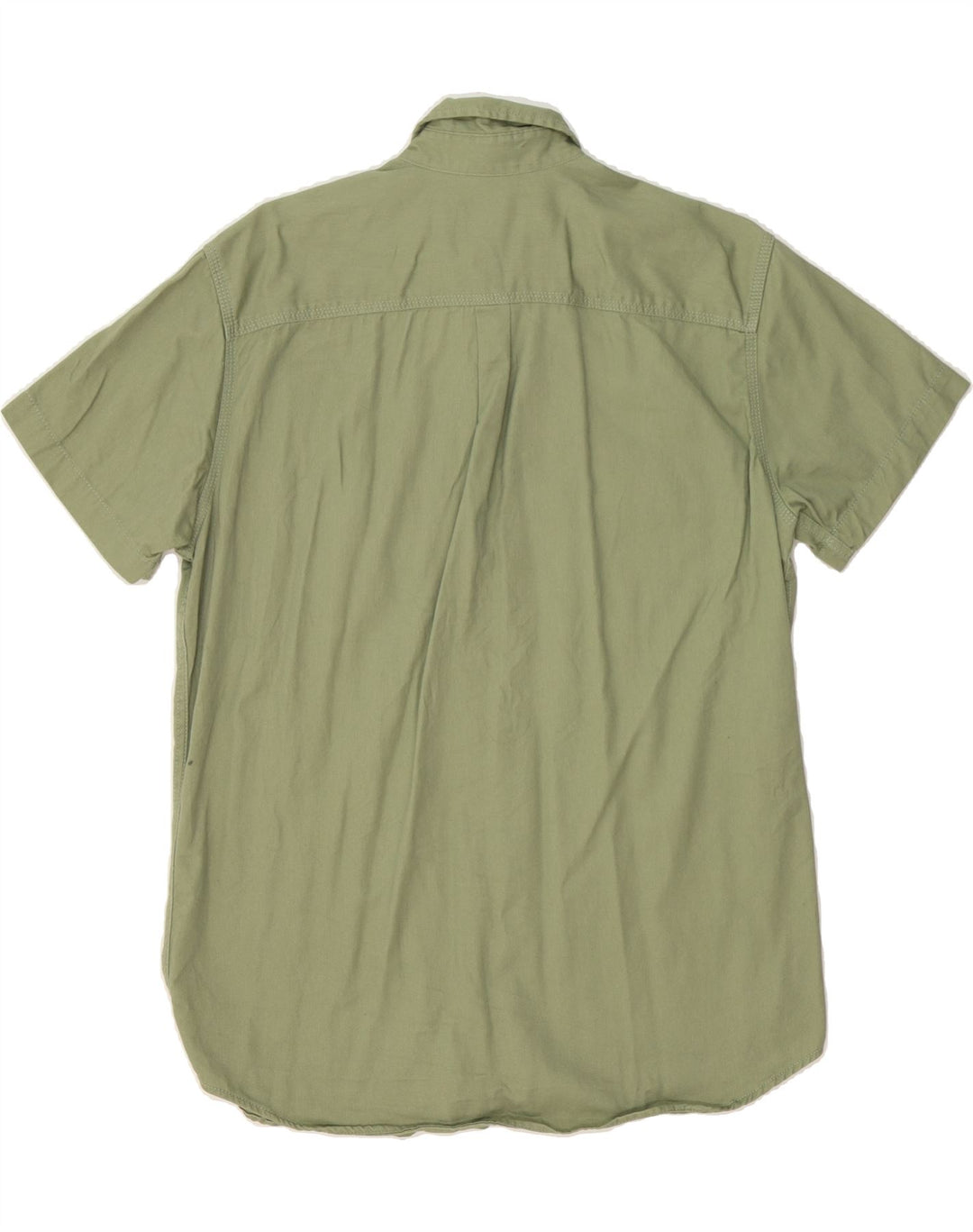 JACK & JONES Mens Short Sleeve Shirt Large Green Vintage Jack & Jones and Second-Hand Jack & Jones from Messina Hembry 