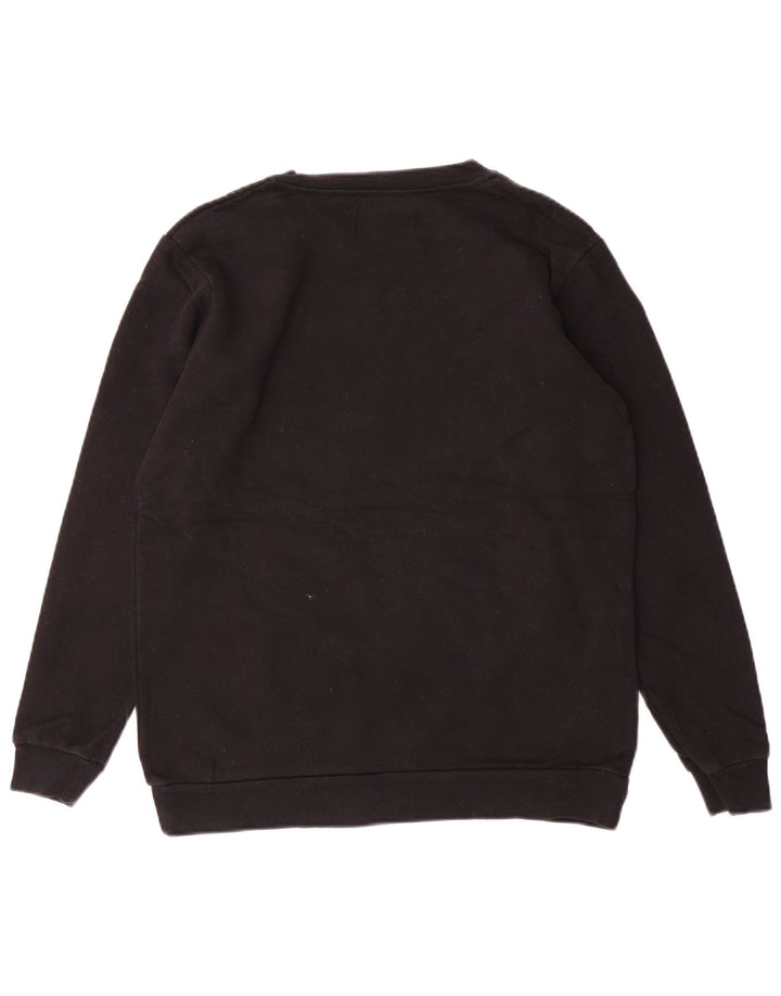 CALVIN KLEIN JEANS Suéter gráfico masculino pequeno de algodão preto