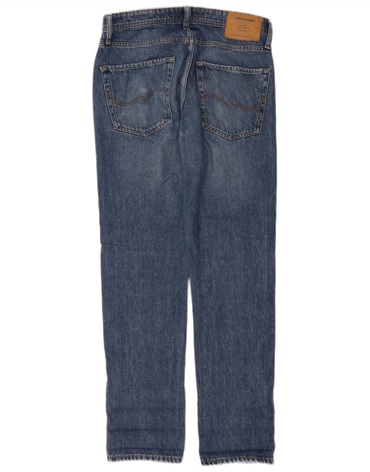 Jack & Jones feminino Mike Straight Jeans W28 L32 algodão azul