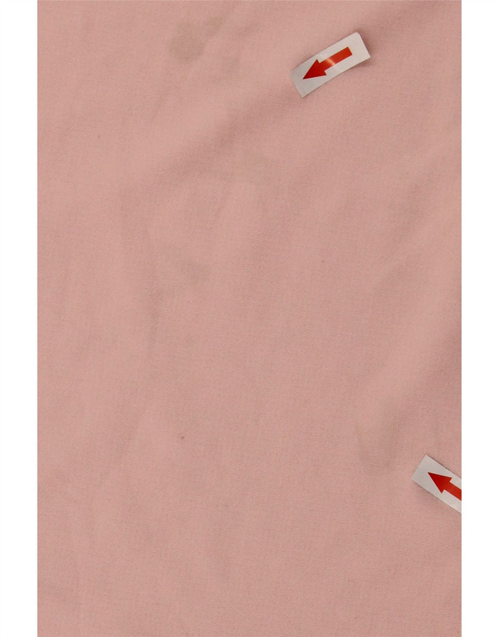 Nike feminino oversized gráfico zip pescoço pulôver treino top reino unido 6 XS rosa