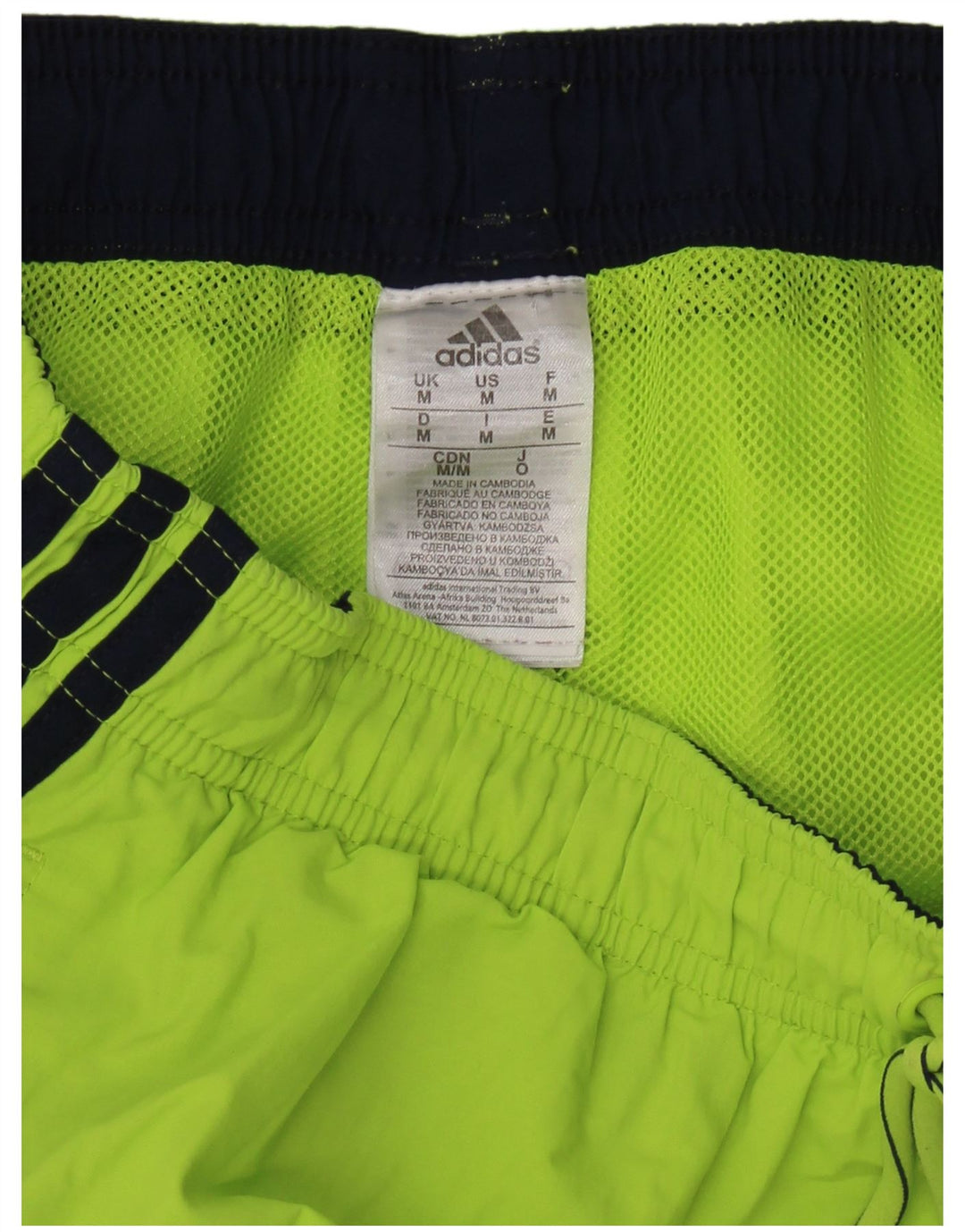 ADIDAS Mens Sport Shorts Médio Verde Nylon