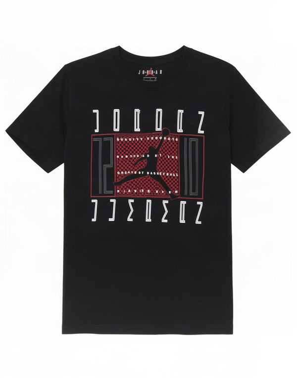 Camiseta Jordan Boys Graphic Top 12-13 Anos Grande Preto