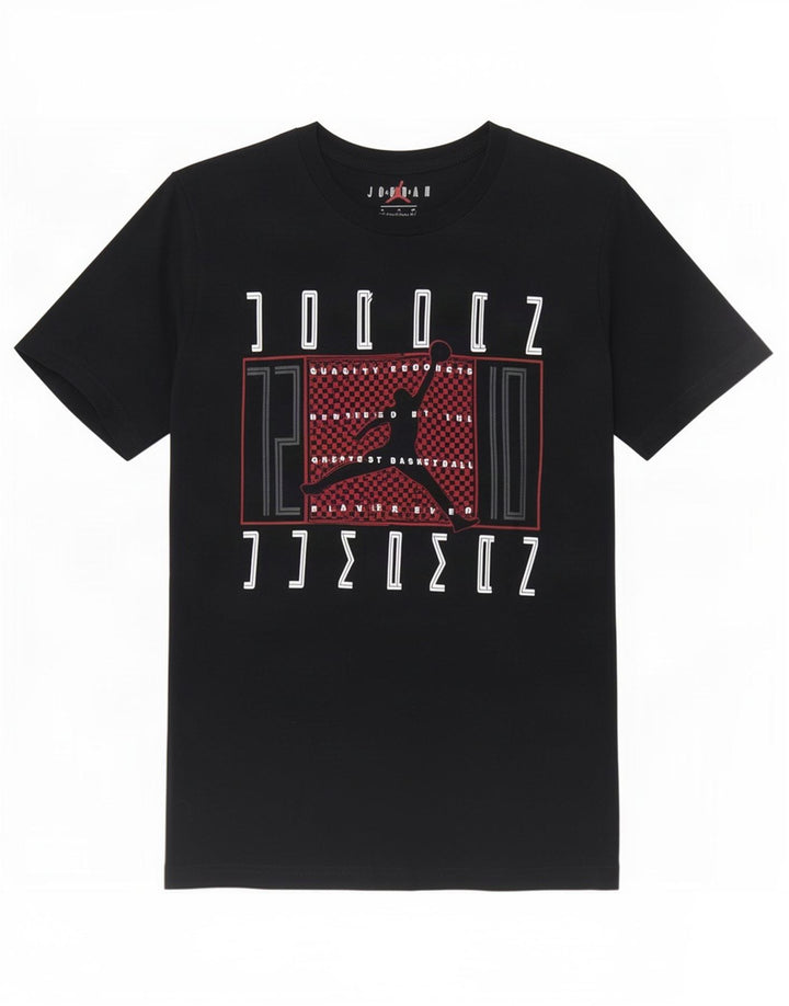 Camiseta Jordan Boys Graphic Top 12-13 Anos Grande Preto