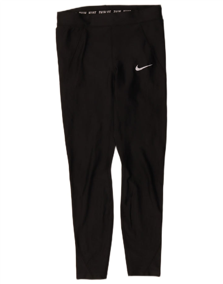 Leggings Nike Dri Fit Feminina UK 10 Pequenas Pretas
