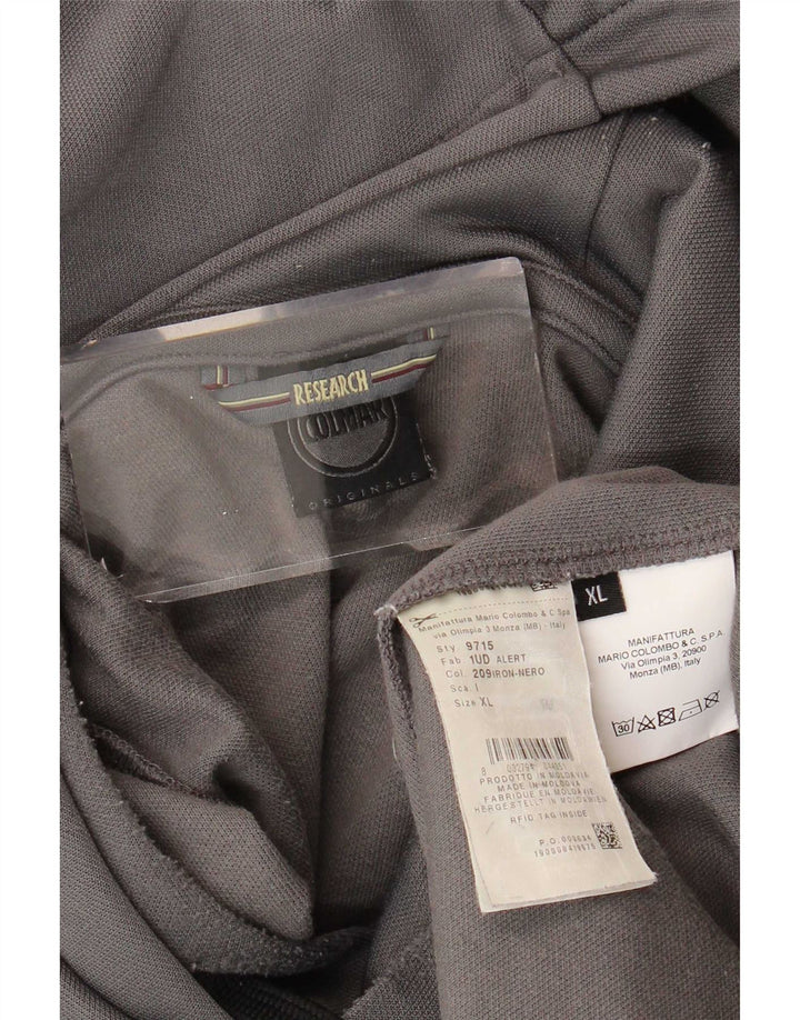 Colmar Mens Hoodie Jumper XL Cinza Poliéster