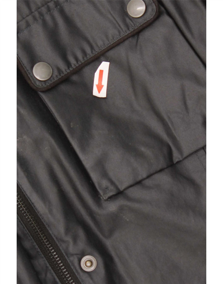 Jaqueta utilitária feminina Belstaff IT 46 grande algodão azul marinho