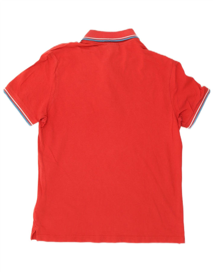 DIADORA Mens Polo Shirt Medium Red Cotton