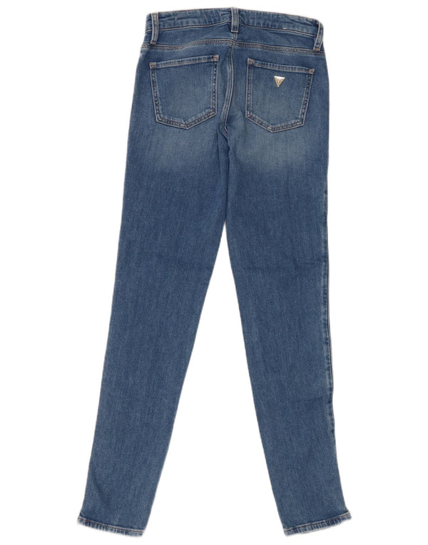 Guess Calça Jeans Feminina Sexy Curve Skinny W24 L30 Azul Algodão