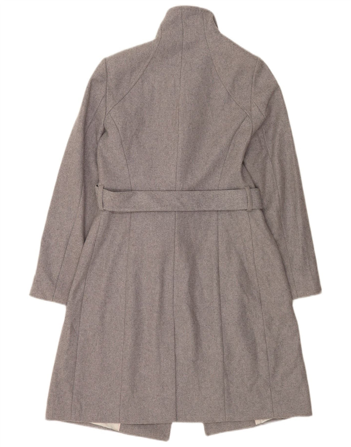 Sobretudo feminino Ted Baker tamanho 2 lã cinza pequena