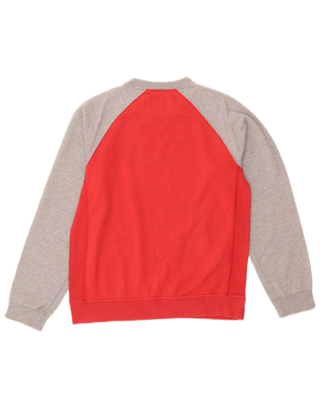 Champion moletom masculino gráfico jumper pequeno colorblock vermelho