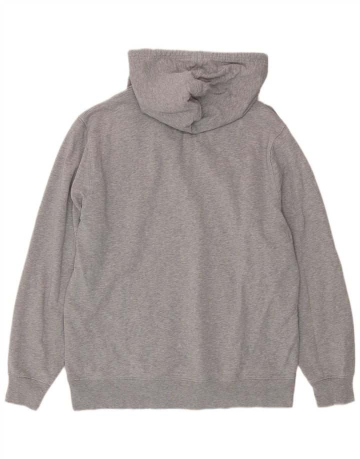 Suéter com capuz gráfico masculino Levi's grande algodão cinza