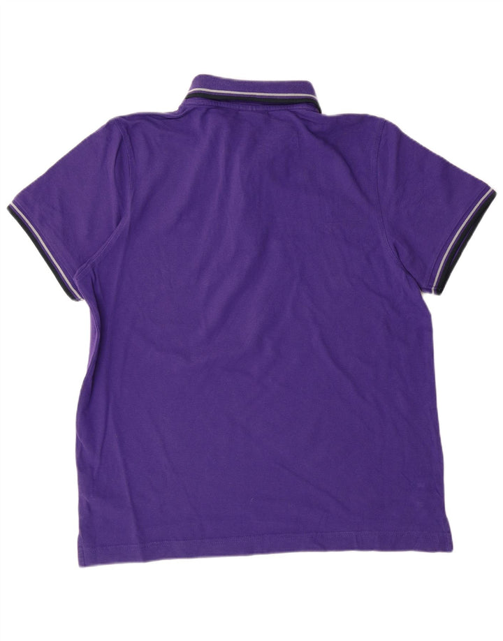 Camisa polo masculina LOTTO grande algodão roxo