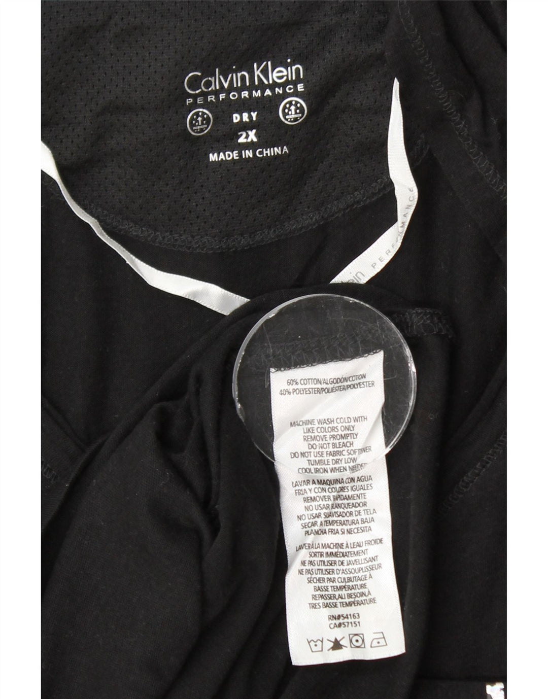 Calvin Klein Camiseta Feminina Oversized Graphic Top UK 20 2XL Algodão Preto