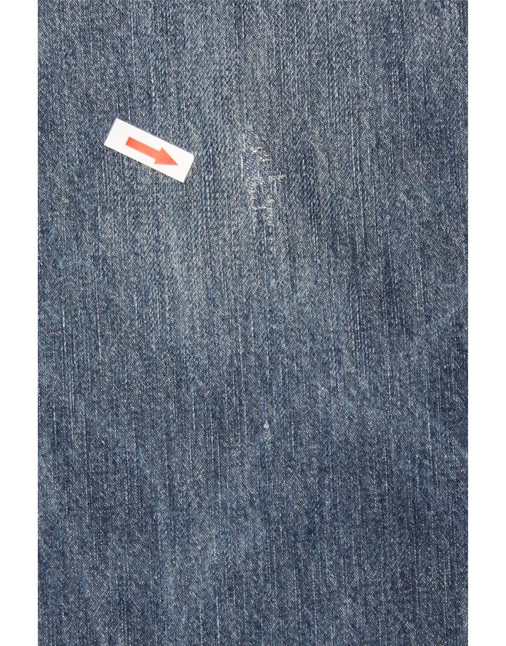 Energie Mens Straight Jeans W36 L31 Azul Algodão