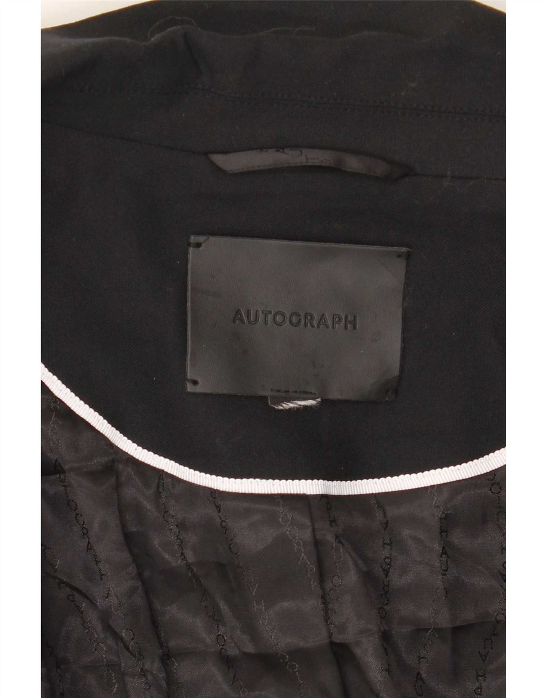 Jaqueta blazer feminina Marks & Spencer Autograph 1 botão Reino Unido 18 XL preta