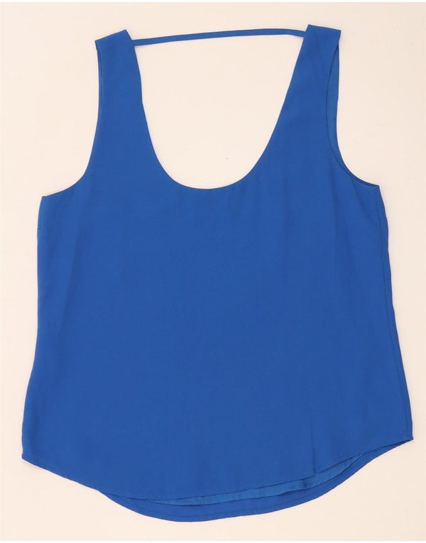 Colete feminino Oasis UK 12 poliéster azul médio