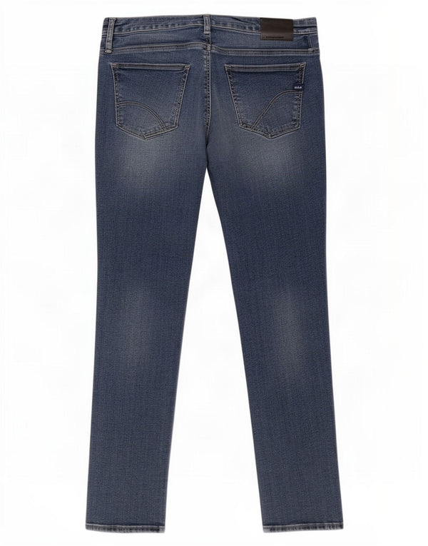 Gas Womens Britty Slim Jeans W31 L30 Azul Algodão