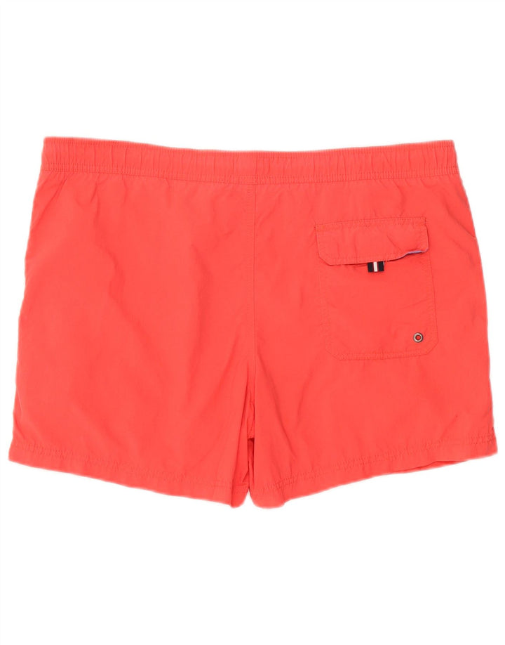 Shorts de natação masculino Tommy Hilfiger grande vermelho