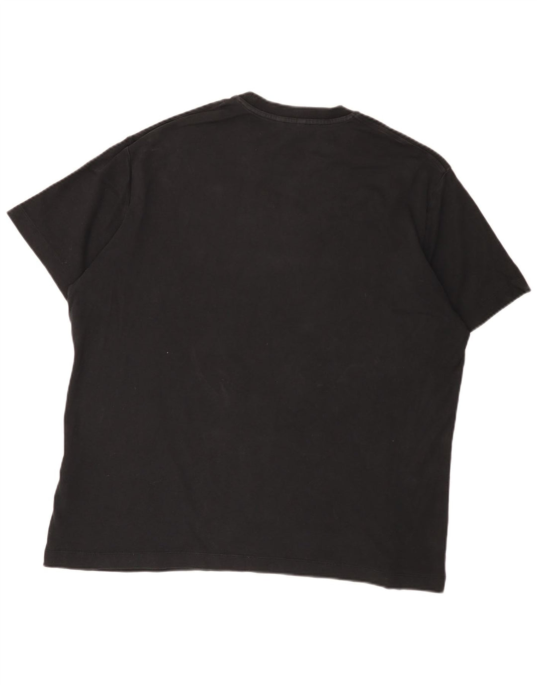 Camiseta masculina Massimo Dutti Top 2XL algodão preto