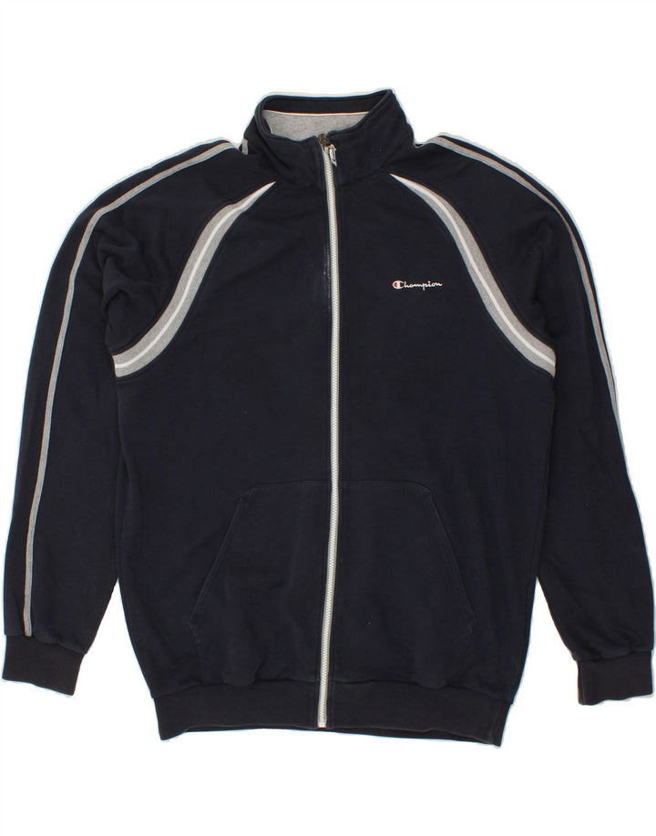 CHAMPION Jaqueta masculina de agasalho 3XL algodão azul marinho