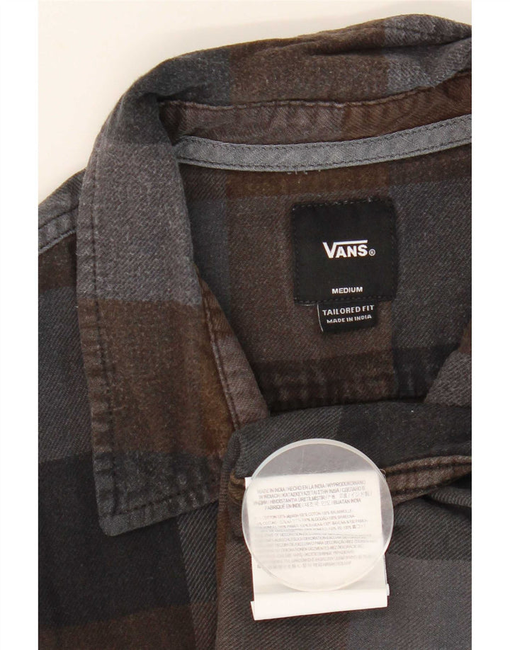 Camisa masculina Vans Tailored Fit flanela média multicolorida xadrez algodão