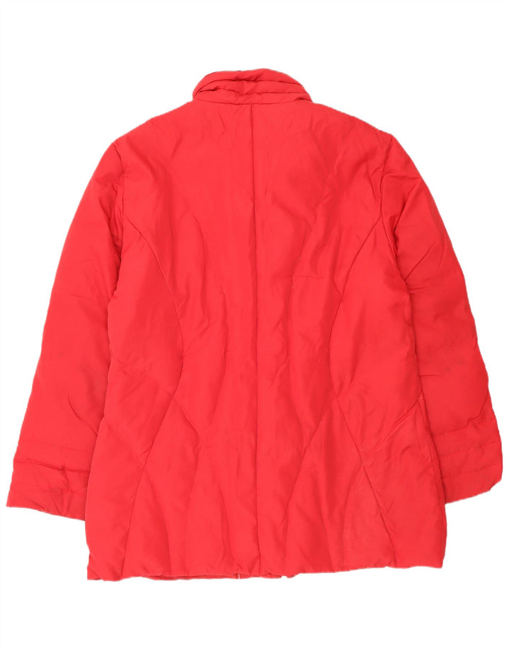 Jaqueta acolchoada feminina Esprit UK 18 XL poliéster vermelho