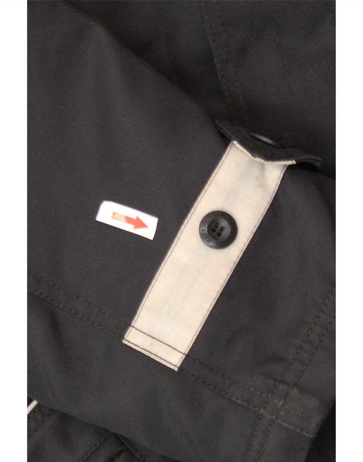 Jaqueta Parka masculina Refrigiwear UK 38 poliéster preto médio