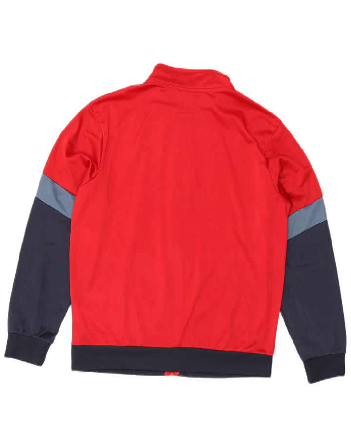 DIADORA Mens Treino Top Jaqueta Médio Poliéster Colorblock Vermelho