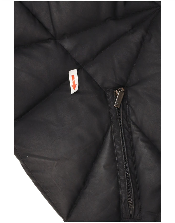 Jaqueta acolchoada feminina Esprit UK 16 grande poliéster preto