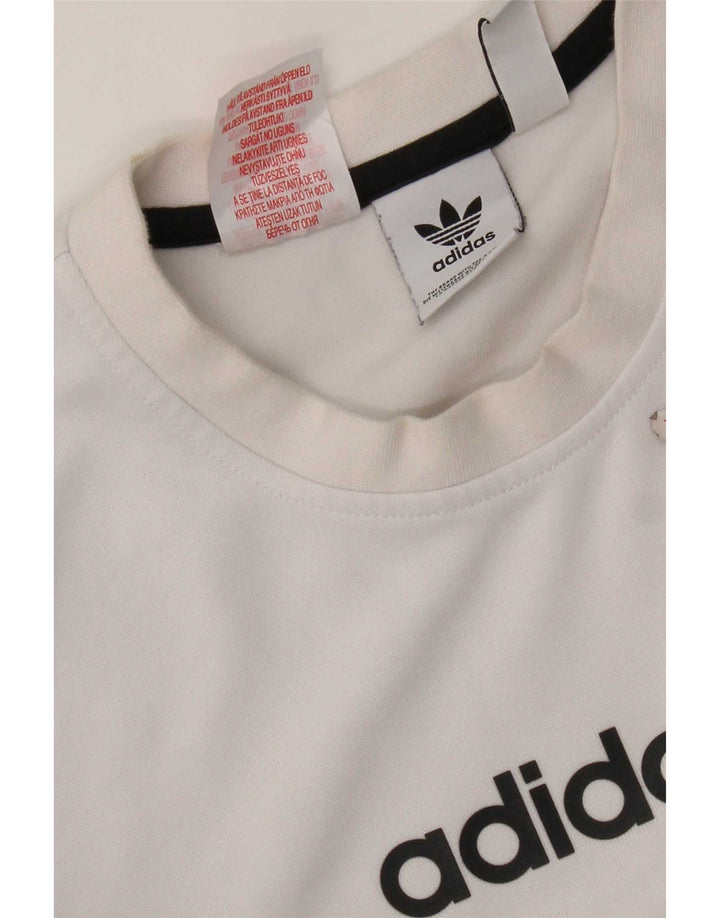 Adidas meninos moletom gráfico jumper 15-16 anos multicolorido colorblock