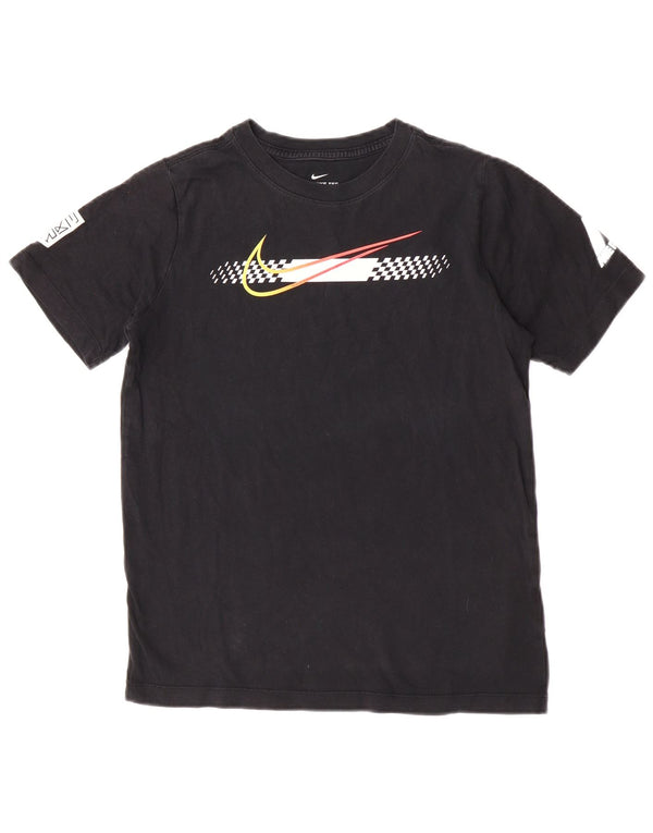 Camiseta Nike Boys Graphic Top 11-12 Anos Algodão Preto