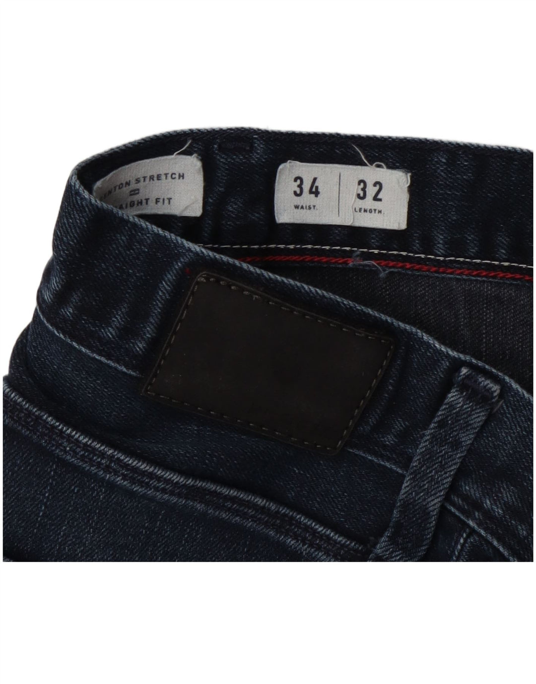 Tommy Hilfiger Masculino Denton Straight Jeans W34 L32 Azul Marinho