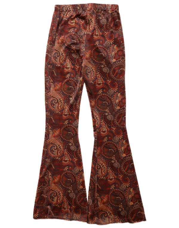 Calça feminina Urban Outfitters média W30 L33 multicolorida Paisley retrô