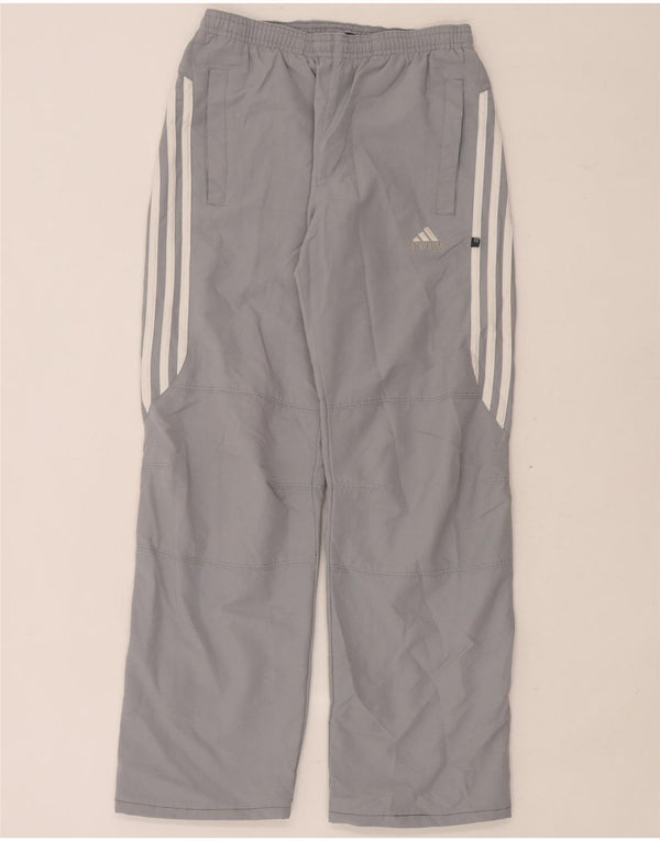 Calças de treino Adidas meninos 11-12 anos cinza poliéster