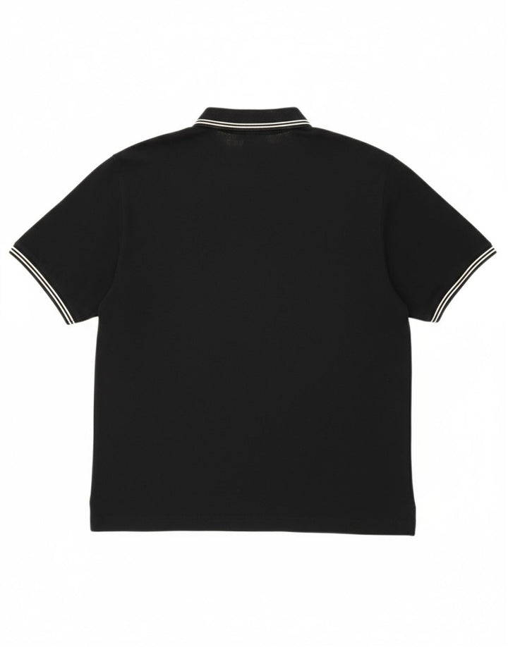 Camisa polo masculina CHAMPION grande algodão preto
