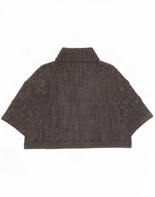 South Womens 1/2 Sleeve Bolero Jumper UK 16/18 Grande Acrílico manchado cinza