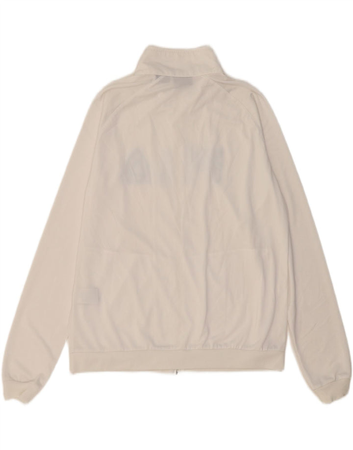 Fila Womens Graphic Tracksuit Top Jacket UK 16 Grande Branco